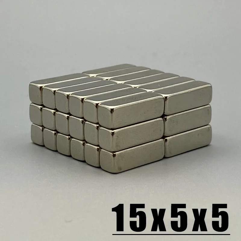 5-200pcs 15*5*5mm Fridge Tool Magnet Block Shape Imane For Kitchen Hook Office Whiteboard Garage Tool Diy Craft 15x5x5mm