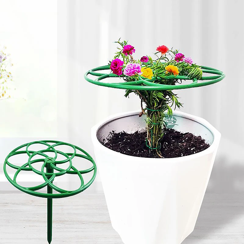 1Pc Plastic Garden Stackable Bonsai Climbing Frame Plant Cages Frame Plants Support Stand Climbing Vine Rack Gardening Supplies