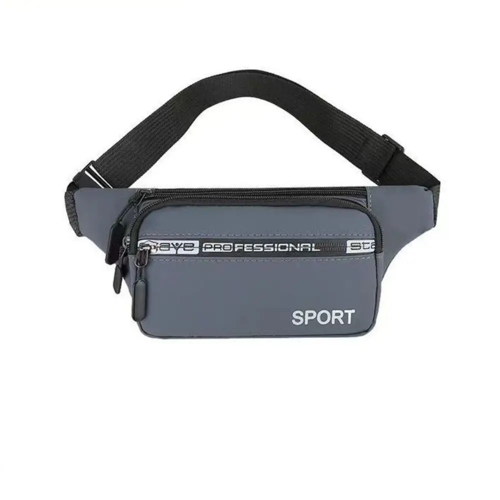 Wear-resistant Oxford Running Waist Bag Multiple Pockets Large Capacity Sport Waist Pack Business Storage Phone Bag Men