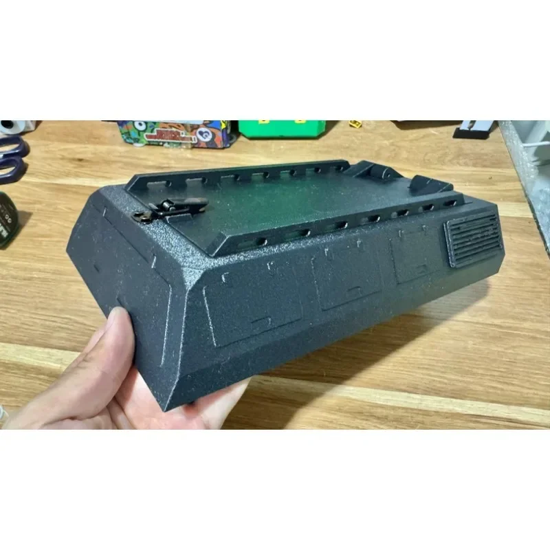 No-Drill Bolt-On 3D Printed Australian-Style Cargo Bed for CROSSRC EMO AT6 1/10 RC Crawler Pickup — Fits Stock Roll Bar Holes