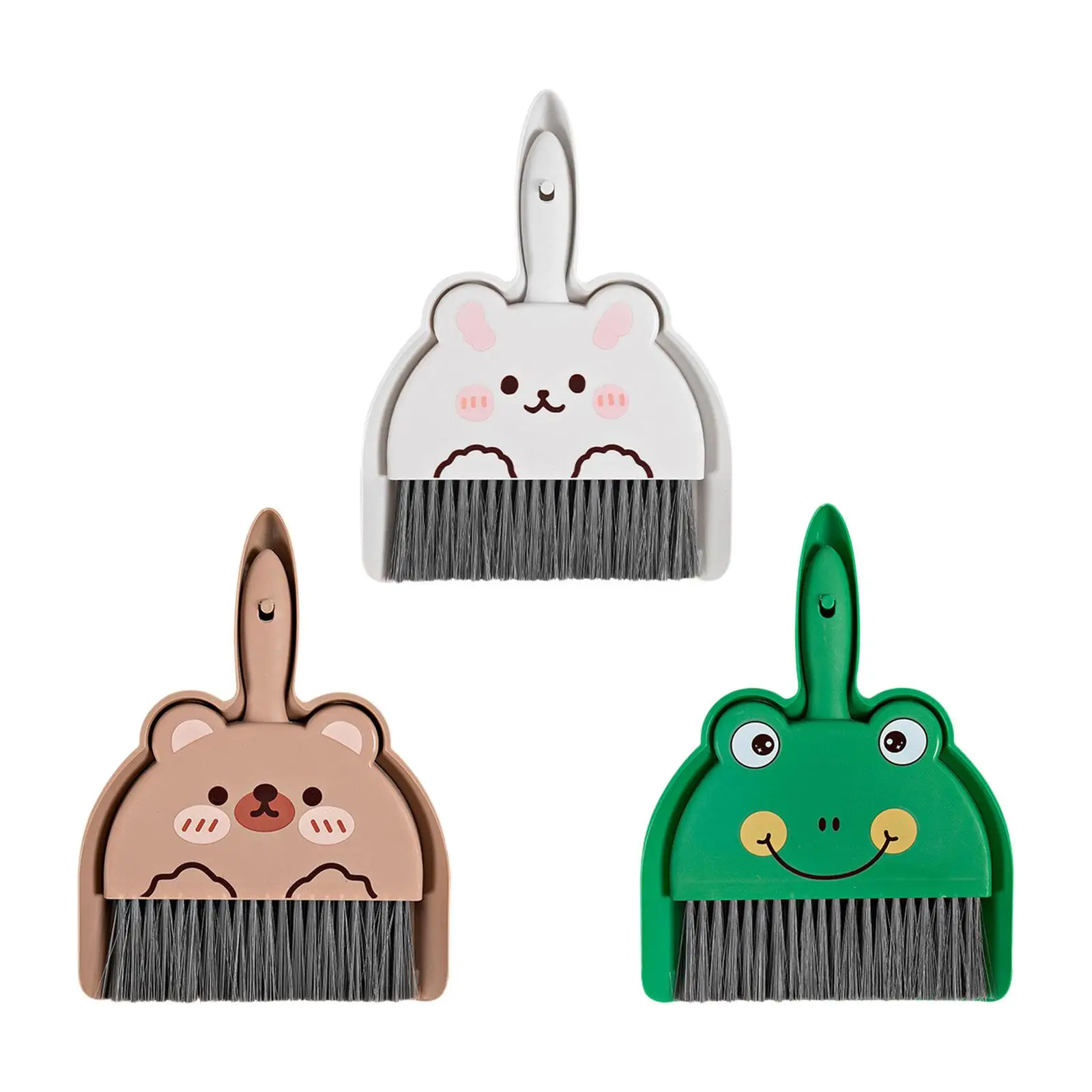 Mini Dustpan and Brush Set Nesting Design Cleaning Brush and Dustpan