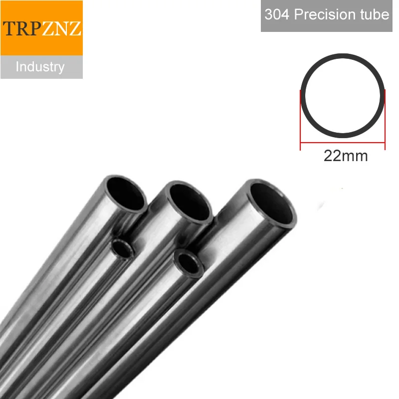 304 stainless steel pipe precision tube Outer diameter 22mm inner 20mm 19mm 18mm 17mm polished outside and inside