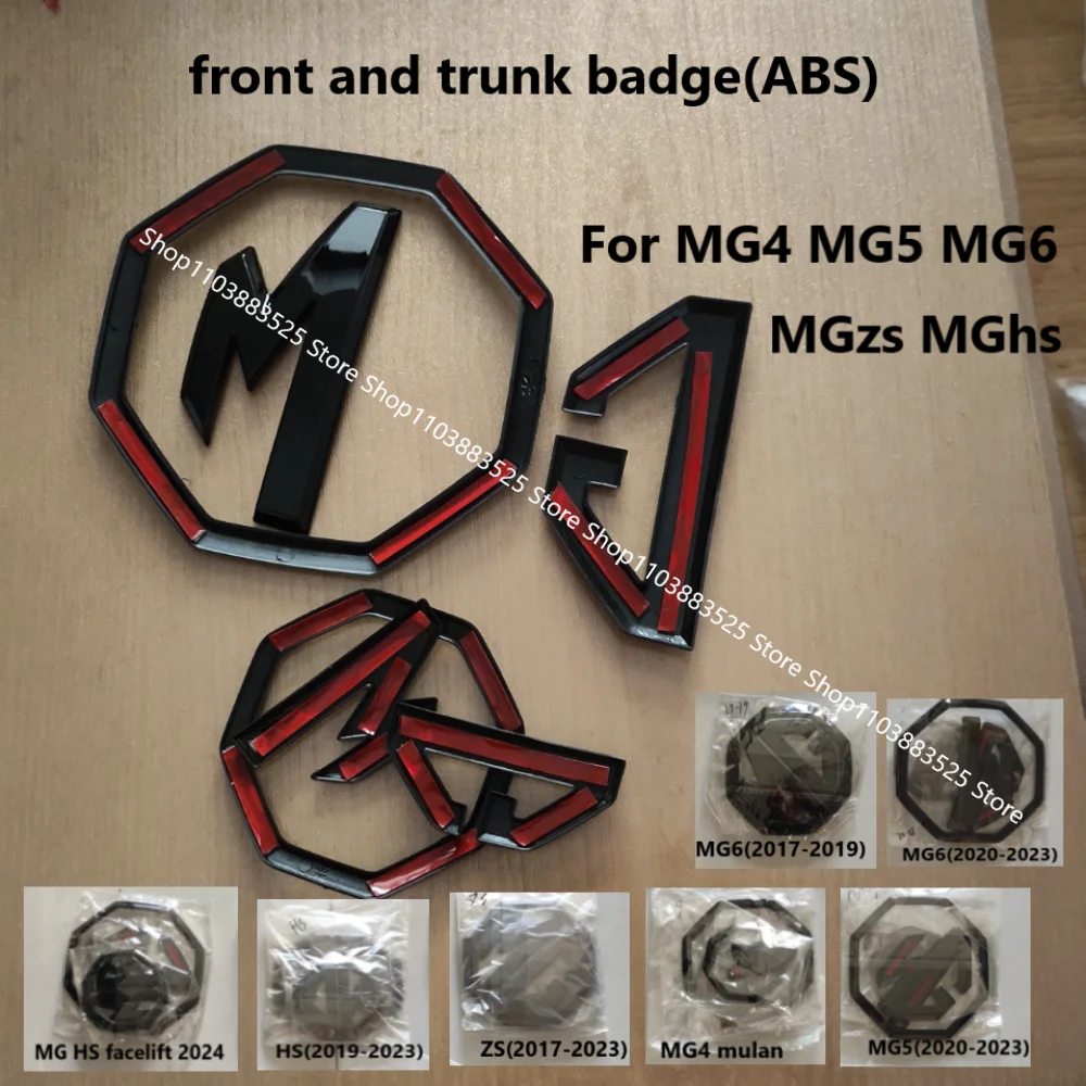 

2/3pcs for MG ZS HS MG4 Mulan MG6 MG5 Scorpio Center Logo Front Emblem Badge Rear Trunk Badge Modify Shell sticker Accessories