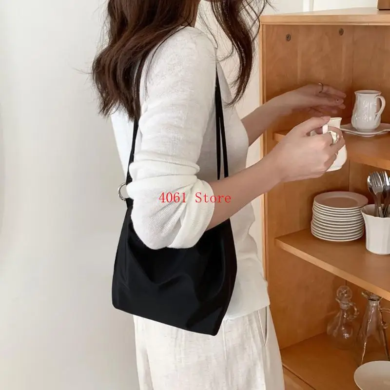 

Women Bag Solid Color Shoulder Bag Bucket Bag Korean Styles Crossbody Bag