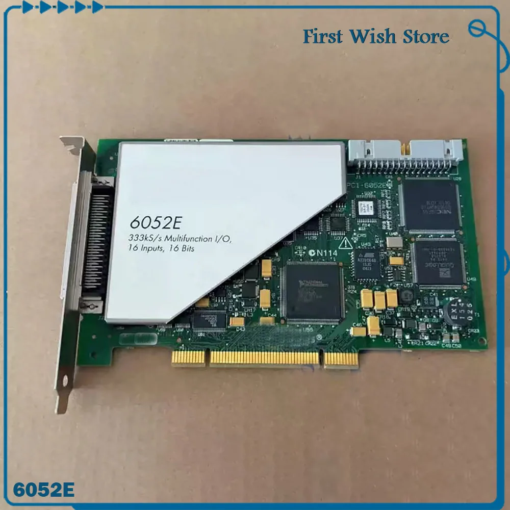 

For NI 16-Channel Analog Input Data Acquisition Card PCI-6052E PCI6052E 6052E 333 kS/s