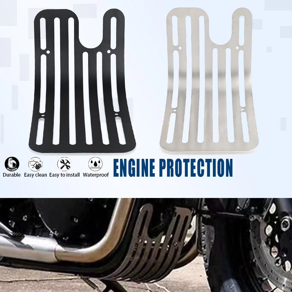 

New FOR Speed Twin Bonneville T100 120 Street Twin Cup Scrambler 900 liquid Thruxton 1200 Engine Guard Baffle housing protection