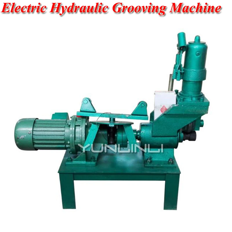 Electric Hydraulic Grooving Machine 50-150mm 380V Pressure Groove Machine For Galvanized Pipe iron Pipe Trough Press