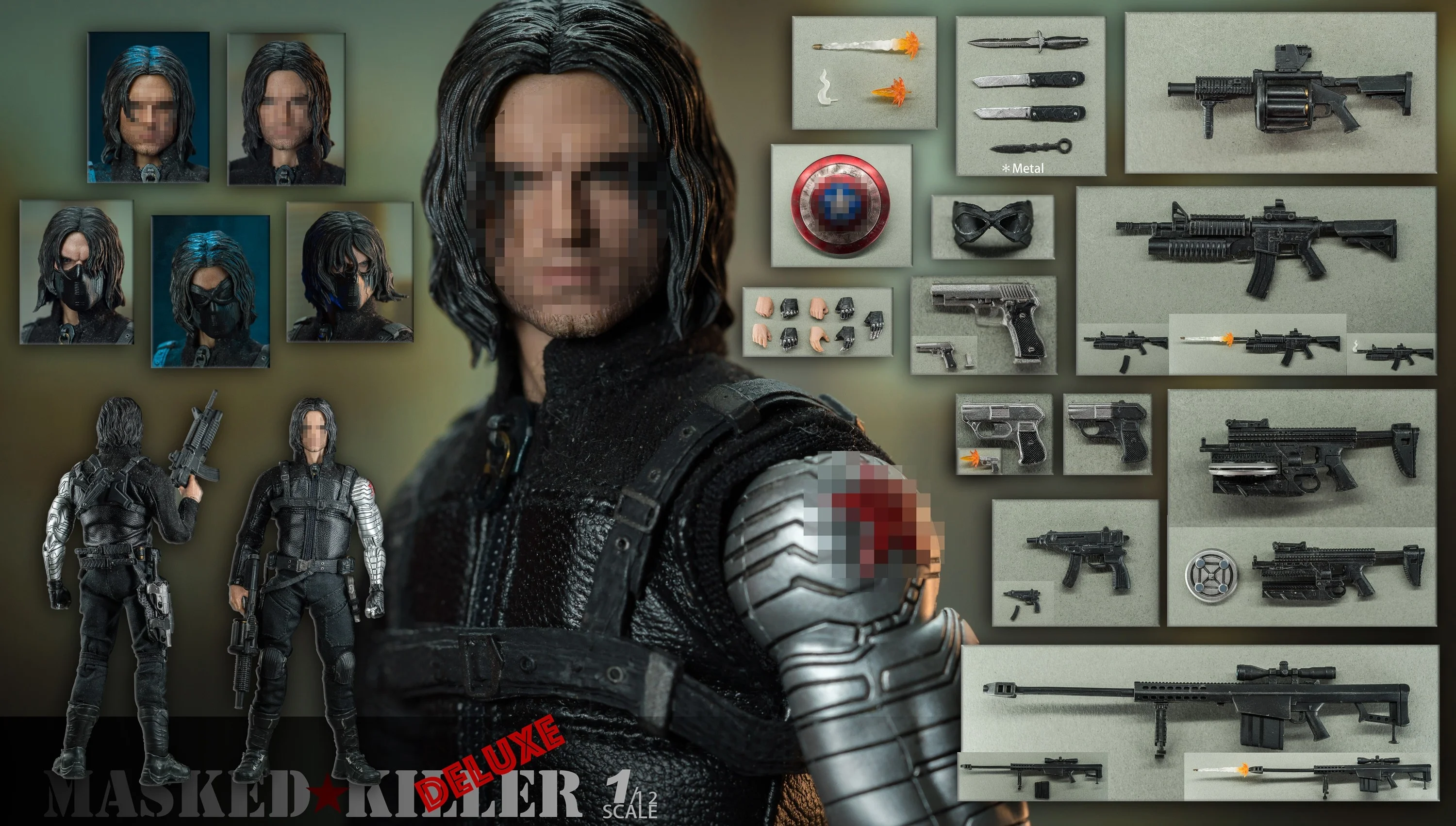 

Nota Studio 1/12 Masked Killer Winter Soldier Action Figure