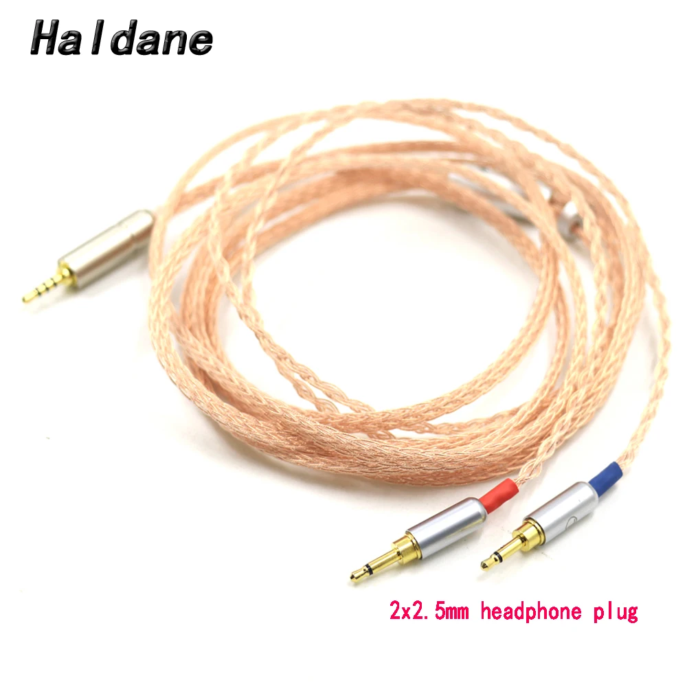 Haldane 16Cores UPOCC Single Crystal Pure Copper Headphone Cable for Sonus Faber PRYMA Sivga Oriole SV021 1MORE H1707 Monolith