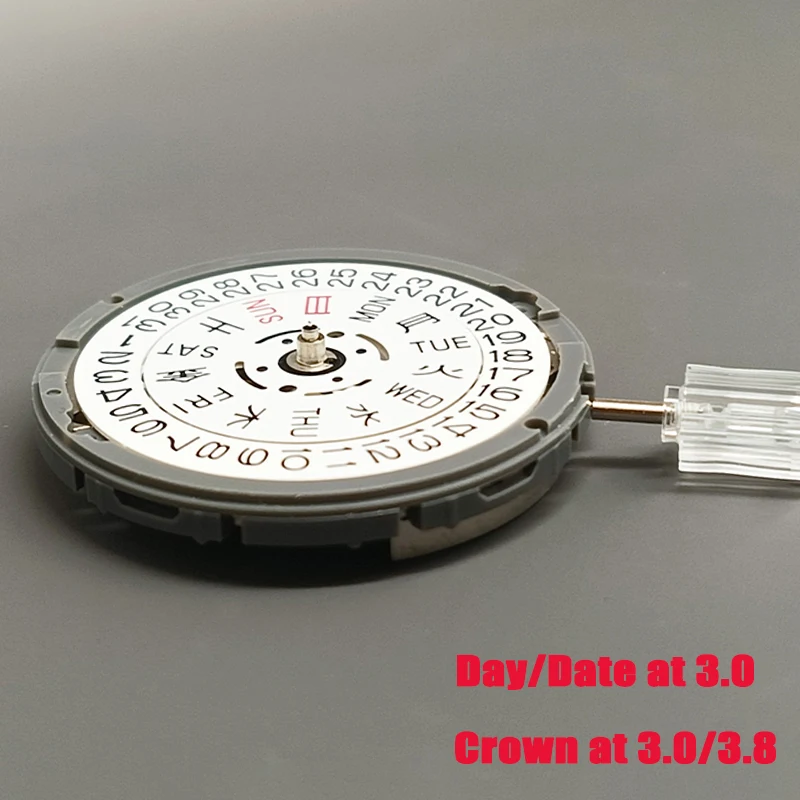 

Japan Seiko NH36 Movement Japanese Kanji Date Dial Automatic Mechanical Movt Crown at 3.0 or 3.8 SKX007 SKX009 Repair Movement