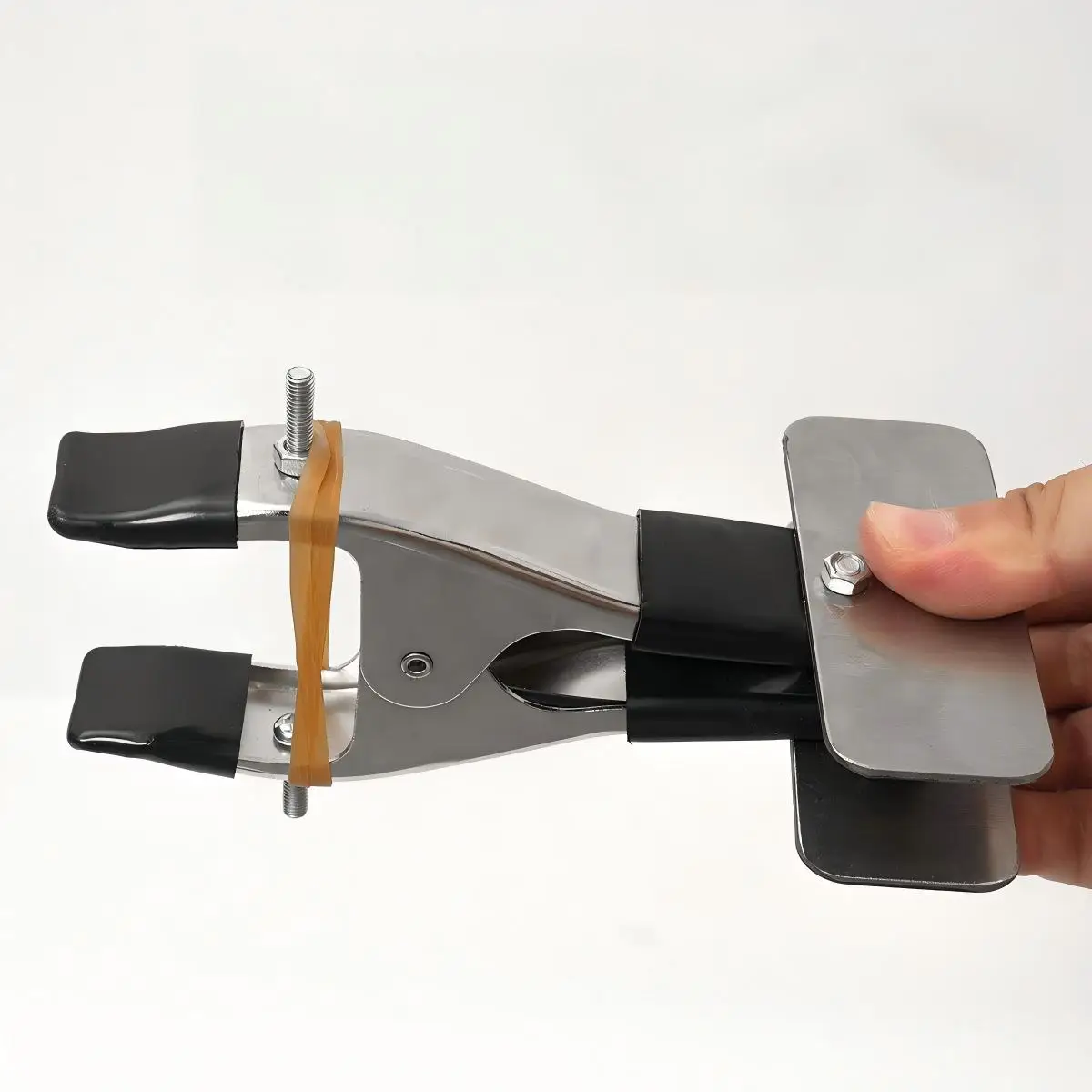 Robuster Finger-Daumen-Trainer Tragbarer Handgriff-Metallclip für Fingerspitzen-Krafttraining Handgelenk-Unterarm-Hand-Übungsgerät