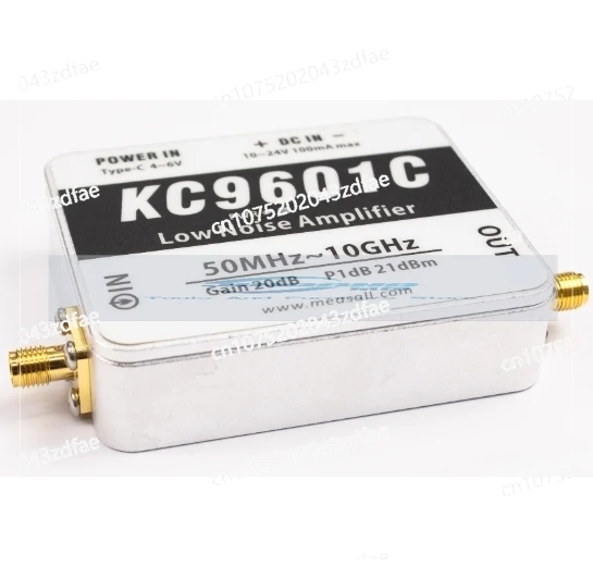 KC9601C Low noise amplifier 50M-10GHz 20dB high linearity Type-C power supply LNA