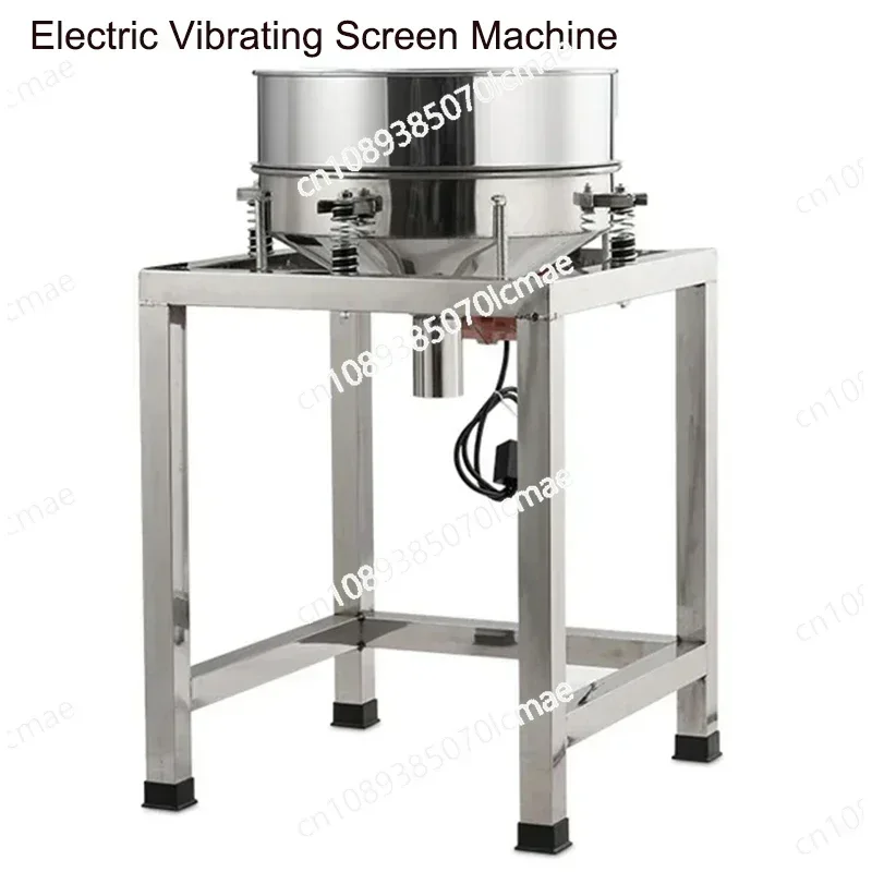 Electric Food Sieve Machine, Electric Screening Machine, Vibrating Screen for Powder or Grain Material, 40cm