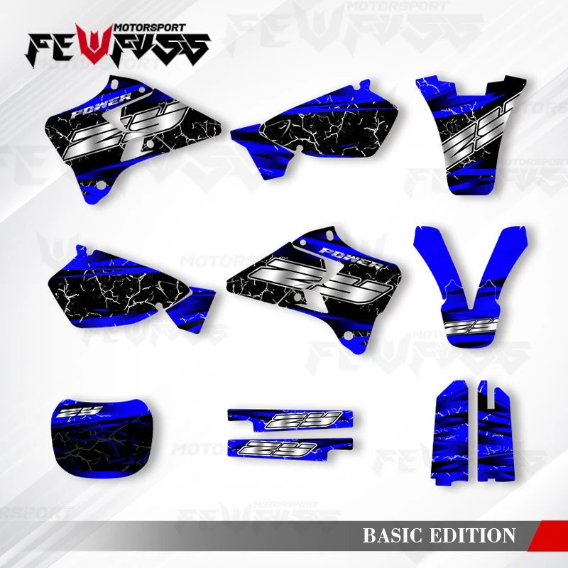

Fewfuss Graphics Decals Stickers Motorcycle Background Custom For 1996 1997 1998 1999 2000 2001 YZ125 250 002