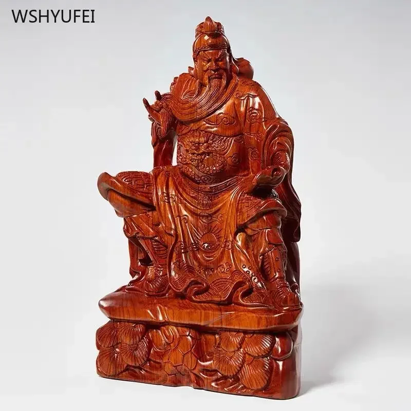 1Pc 14-58cm  Rosewood Carving Decorations Living Room Household Items Townhouse Exorcism Pray for Auspiciousness Crafts