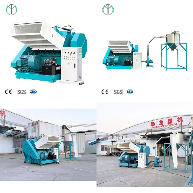 TLG High Quality New Style Cardboard Plastic Pallet Crushing Shredder Machine with 90kw Motor with SKD-11 Blade
