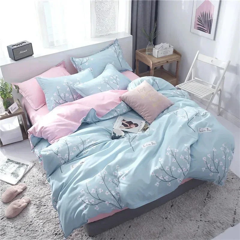 Minimalist style home comfortable duvet cover, bedding large multi color double bed single piece duvet cover 2023 fashion