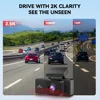 REDTIGER A3 3 カメラフロント/キャビン/リアカムダッシュカムダッシュカメラ内蔵 5.8Ghz WiFi GPS 車 DVR ナイトビジョンパーキングモニター 2
