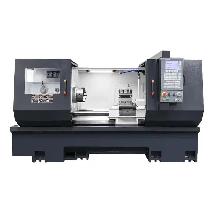 Ck6150 1000Mm Cnc 2 Axis Fanuc Precision Metal Turning CNC Lathe Hine Horizontal Flat Bed