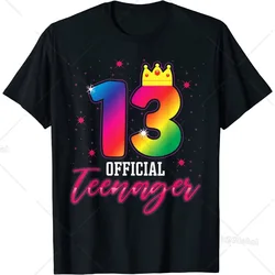 Official Teenager 13th Birthday 13 Years Old Bday Boys Girls T-Shirt