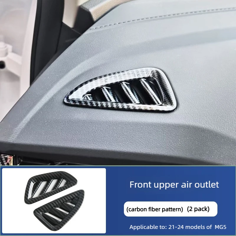 

For MG MG5 2021 2022 2023 2024 Air outlet in the car Car Front Left & Right Row Wind Air Conditioning Vent Grill Outlet Panel
