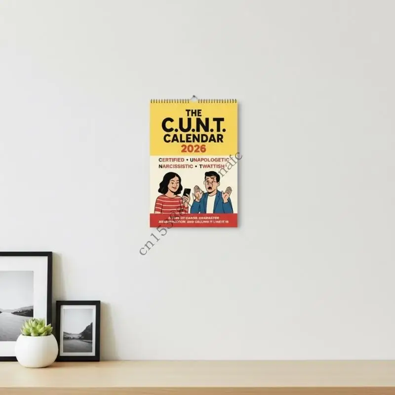 

594F Ежемесячный настенный календарь на 2026 год. Настенный художественный календарь премиум-класса на художественной бумаге с и