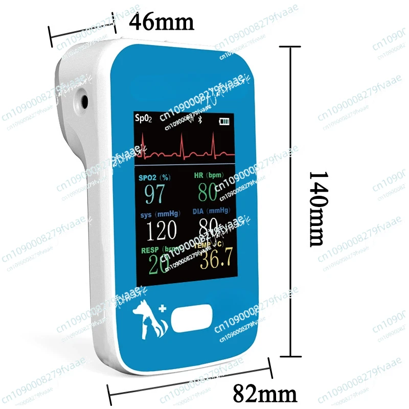 AM6100 veterinary monitor device Veterinary monitor ecg handheld Berry veterinary monitor multiparametros