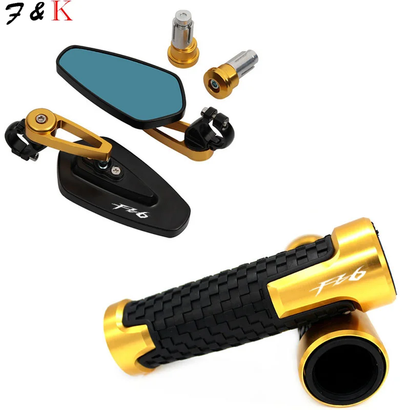 

For YAMAHA FZ1 FZ6 FZ8 FAZER FZ 1 FZ 6 FZ 8 Motorcycle View Bar End Side Rearview Mirrors handlebar Grips