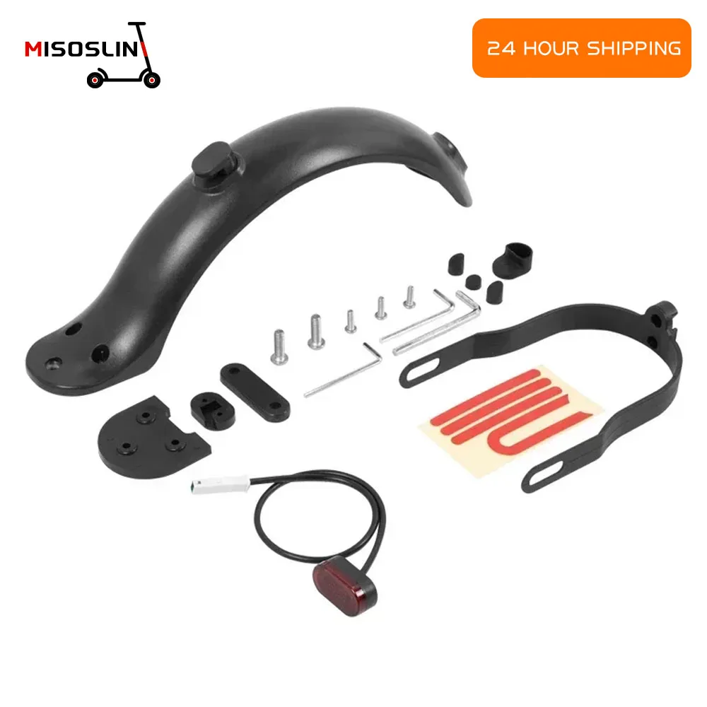 Modifited Fender Heighten Pad Set For Xiaomi M365 Pro 1S Electric Scooter 10Inch Tyre Rear Wheel Mudguard Kickstand Foot Support