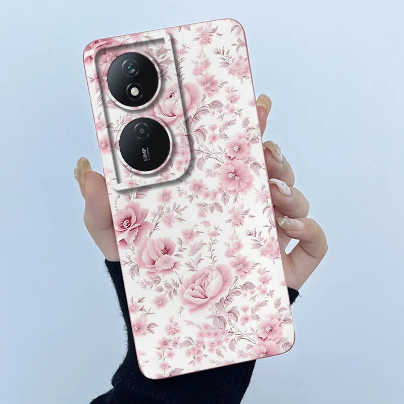 Case For Honor X7B X7 X7A Cute Panda Sweet Girls Cats Silicone Soft Cover Phone Camera Protection Casing Anti-Scratch Bumper view 4