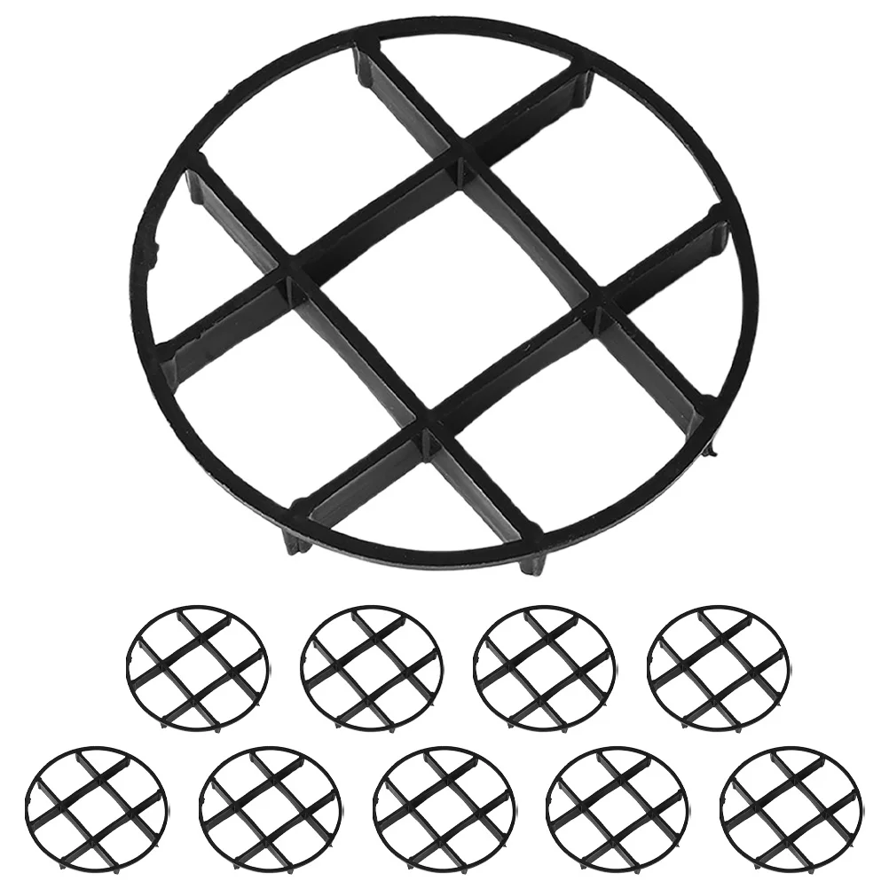 10 قطعة وعاء من البلاستيك الناهضون لأواني النباتات قاعدة مستديرة الصحن في الهواء الطلق حديقة سطح السفينة حماية الثقيلة زارع حامل مصعد