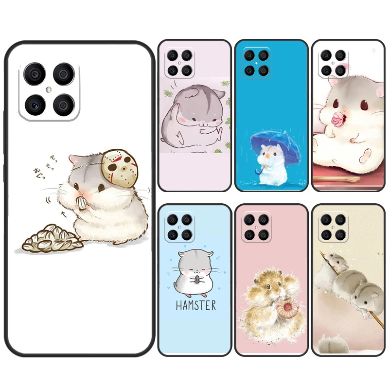 Rabbit mouse Hamster Case For Honor X9b X8b X8a X9a X6a X7a X6 X7 X8 X9 Honor 90 Lite 70 50 Magic 5 6 Pro Cover