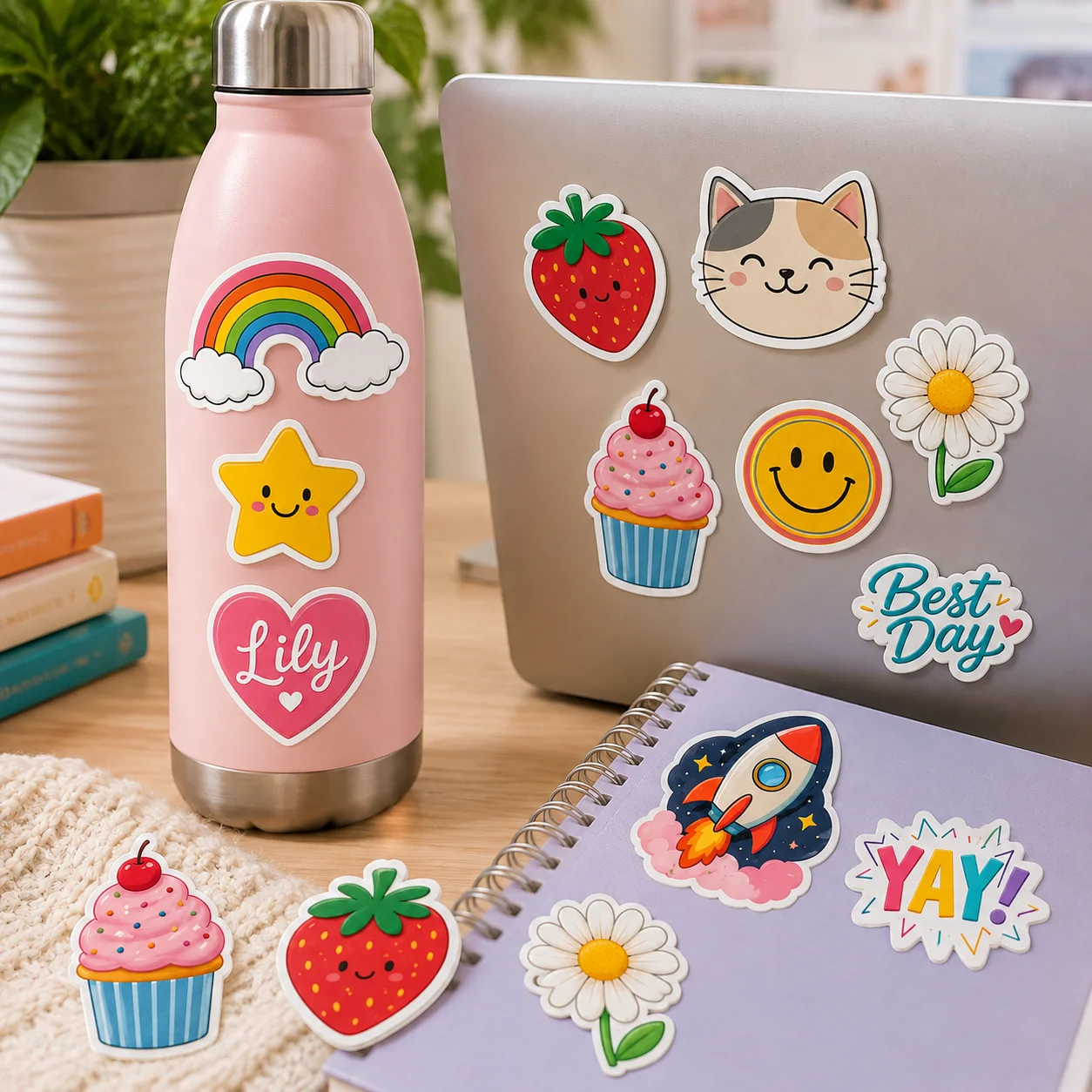 Individuelle Gestanzte Aufkleb – Laptop Accessories Name Bewertung und Preis