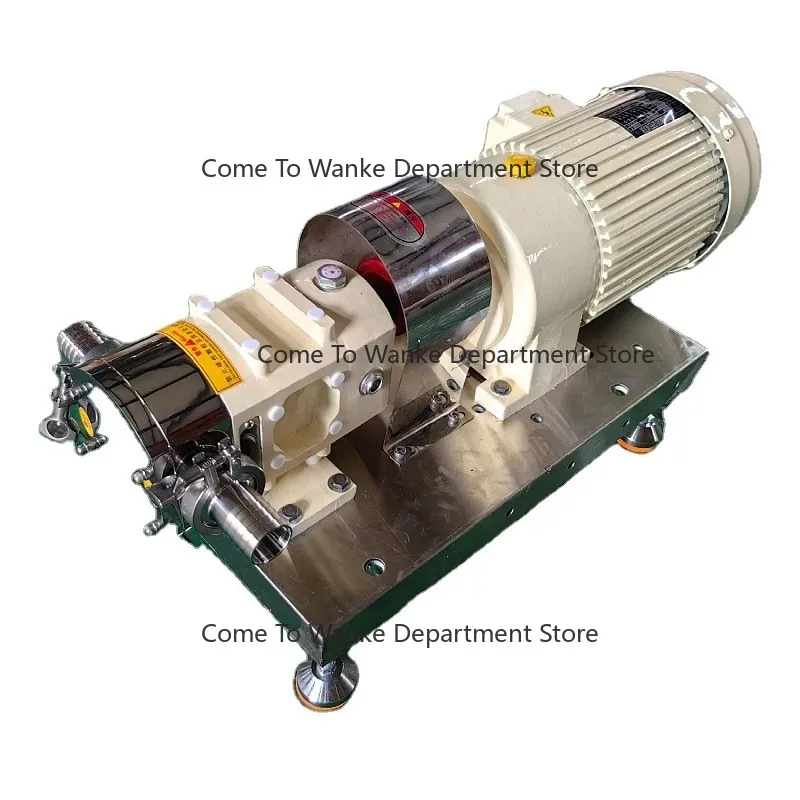 Miniature Sanitary Food Grade High Viscosity Rotary Lobe Pump Cam Rotor Pump