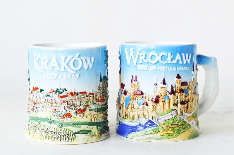 Colorful Polish Castle Architecture Mug