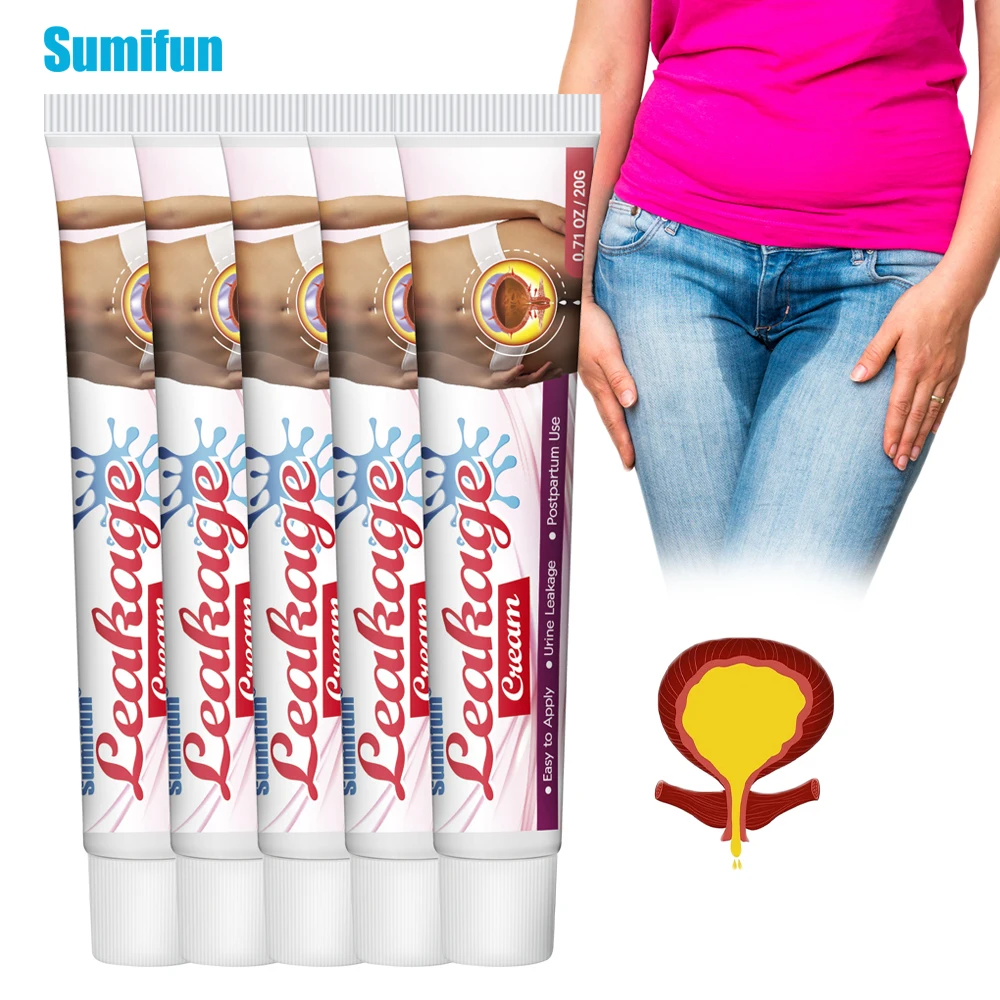 1/3/5Pcs Sumifun Women Urine Leakage Cream Treat Urinary Frequency Urology Ointment Postpartum Repair Massage Medical Plaster