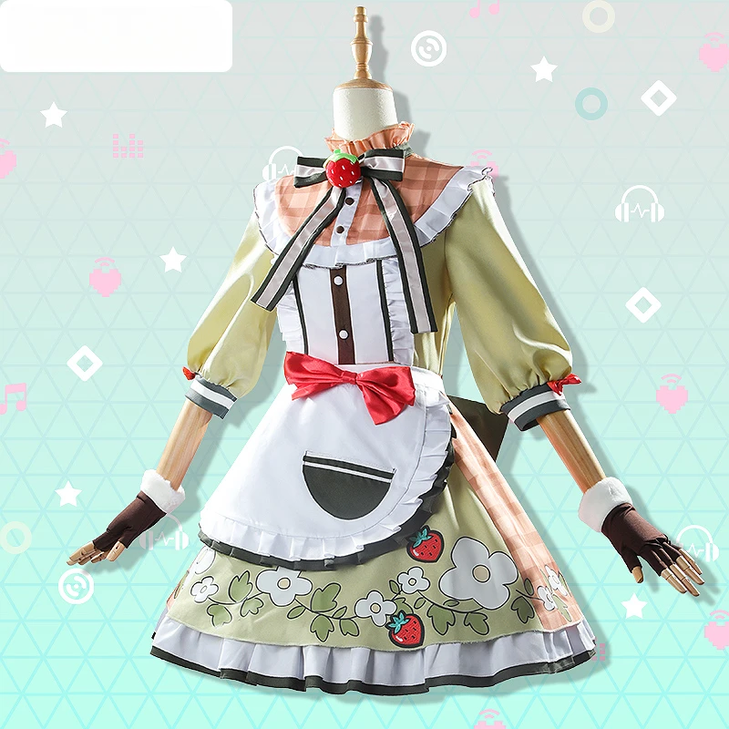 [Customized]Kusanagi Nene Cosplay Costume Project Sekai Colorful Stage! Feat.WS Halloween Outfits Game Clothing Women Dress