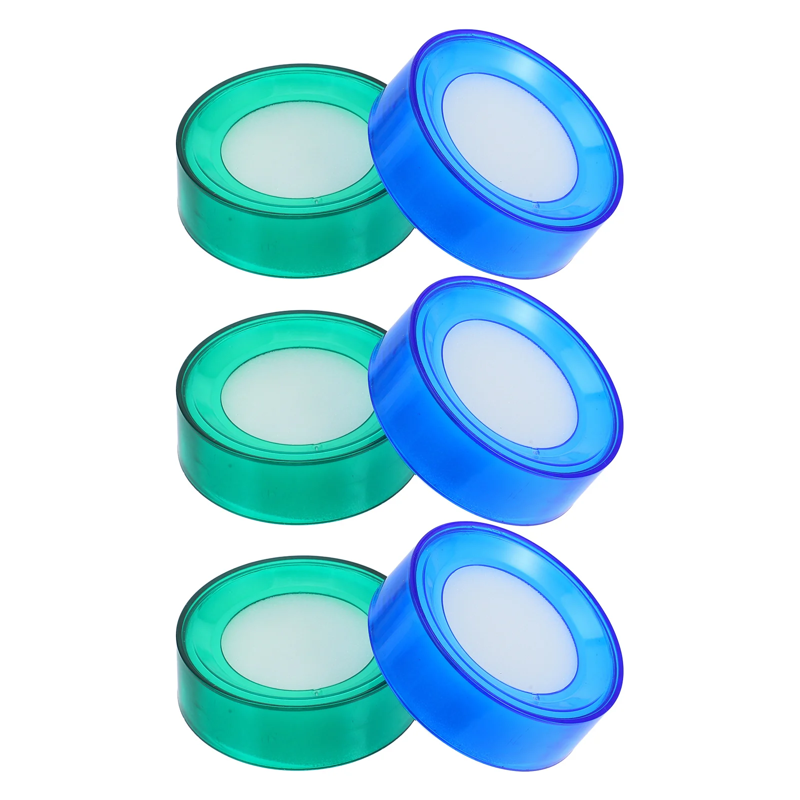 

6 Pcs Money Cashier for Kids Sponge Moistener Fingertip Moisteners Refill Register