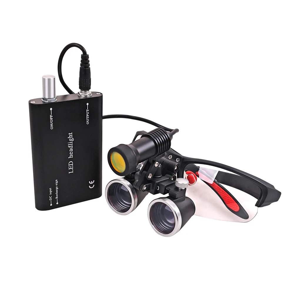 ELIJAH Binocular Magnifier Rechargeable Adjustable Medical Loupe Binocular Magnifier Tool