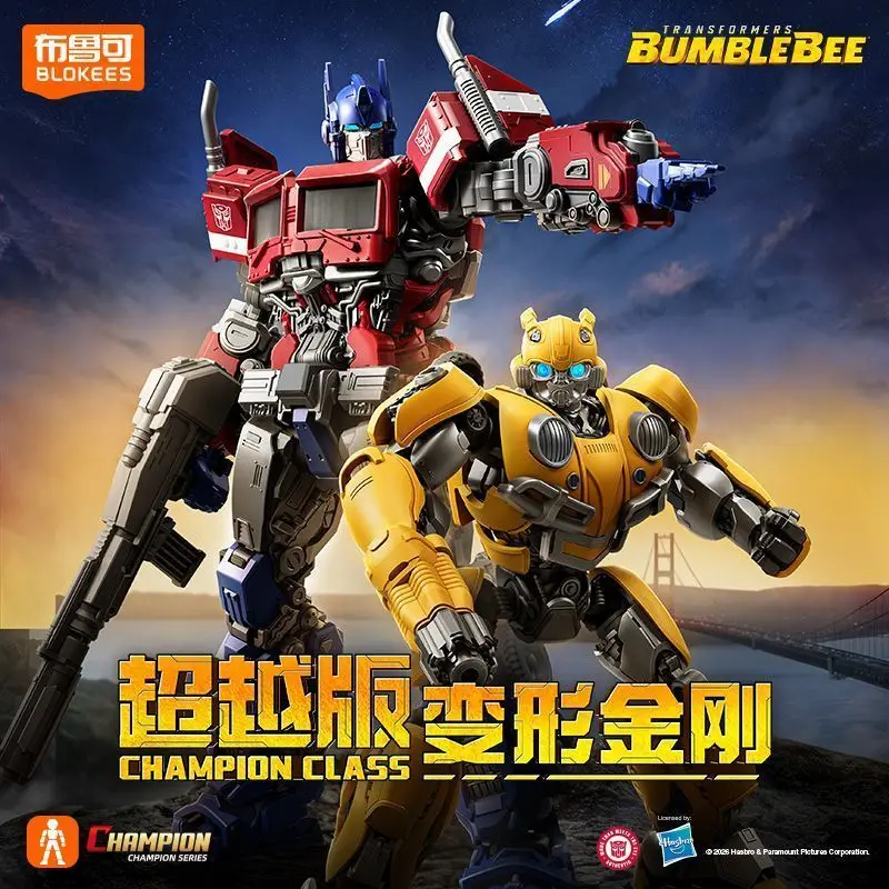 Original Blokees Transformers Champion & Classic Class Optimus Prime Bumblebee Transformers‑One Building Block Movie Toys Gifts