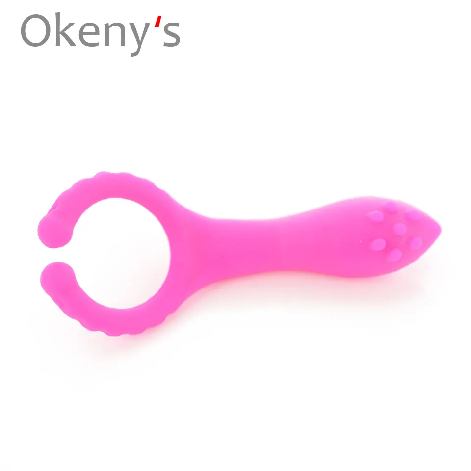 New Hot Sale 1 X Vibrating Clip New Silicone G Spot Stimulate Vibrators Dildo Nipple Clip Masturbate Vibrator Adults Sex Toys