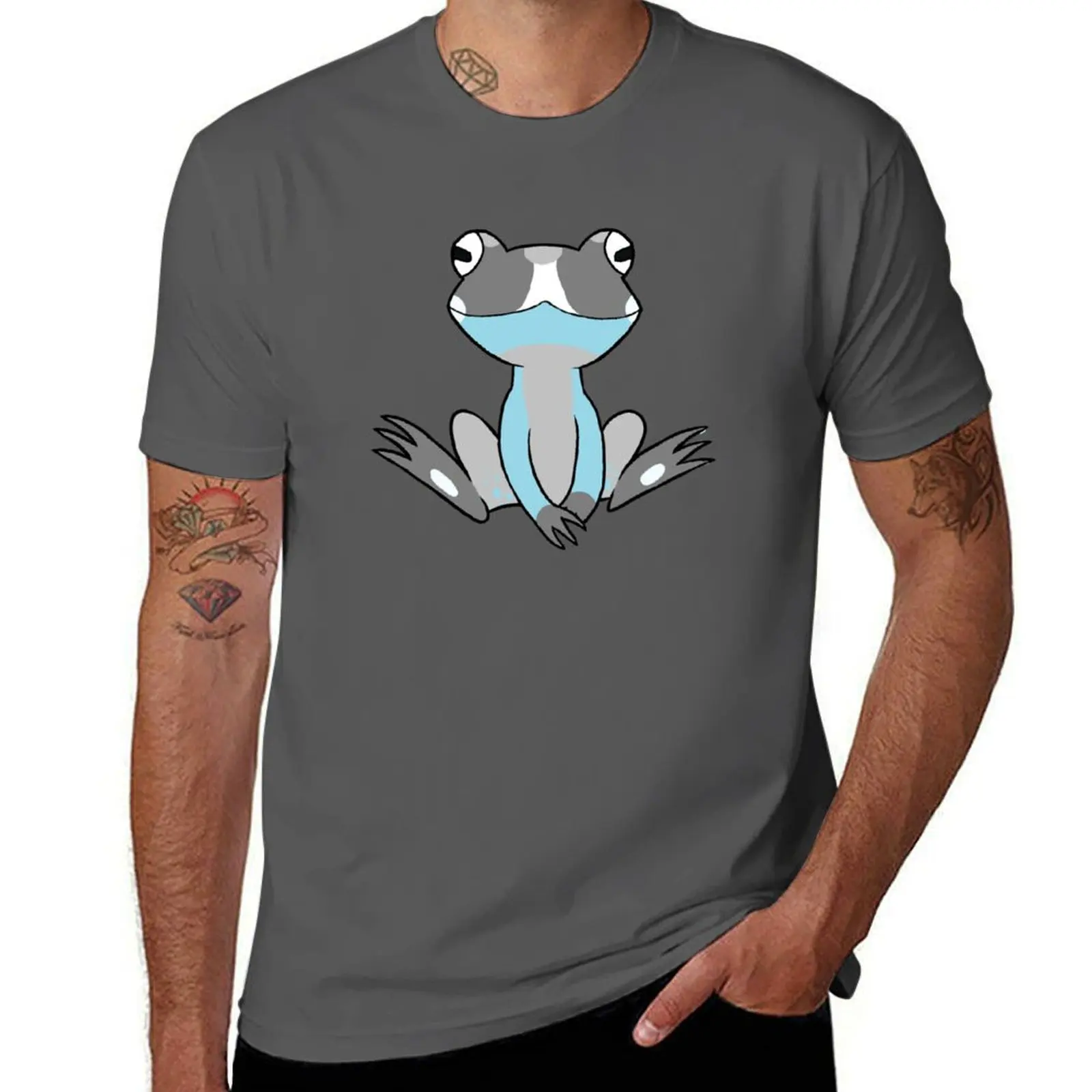 

Pride Frogs - Demiboy T-Shirt valentines clothes oversized t shirt Blouse fashion shirts t shirts men