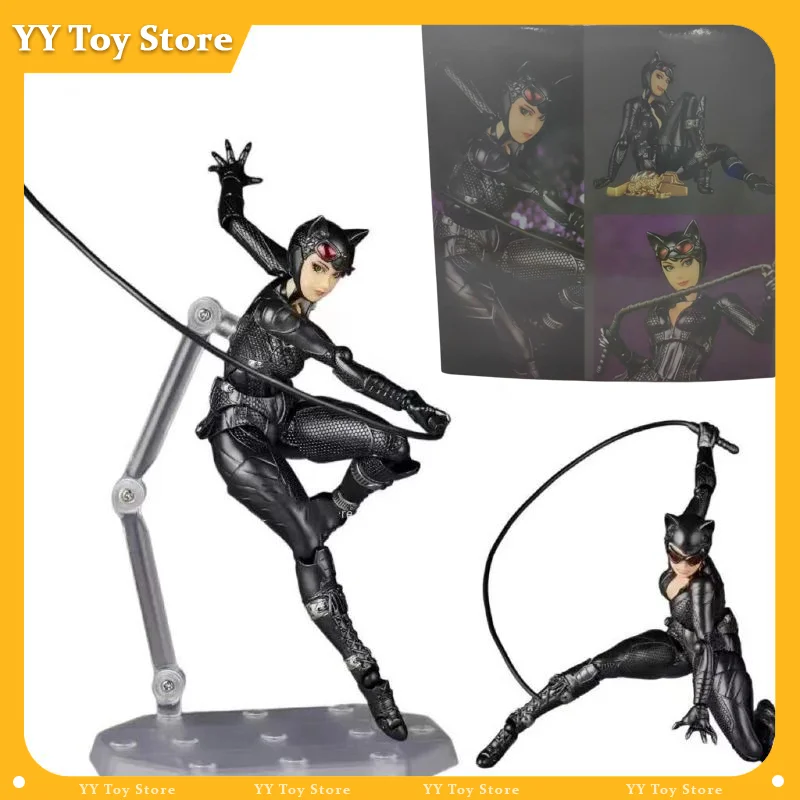 

KO Kaiyodo Revoltech Amazing Yamaguchi Revoltech Series Catwoman Selina Kyle Batman Genuine Figure Model Figurine collection Toy