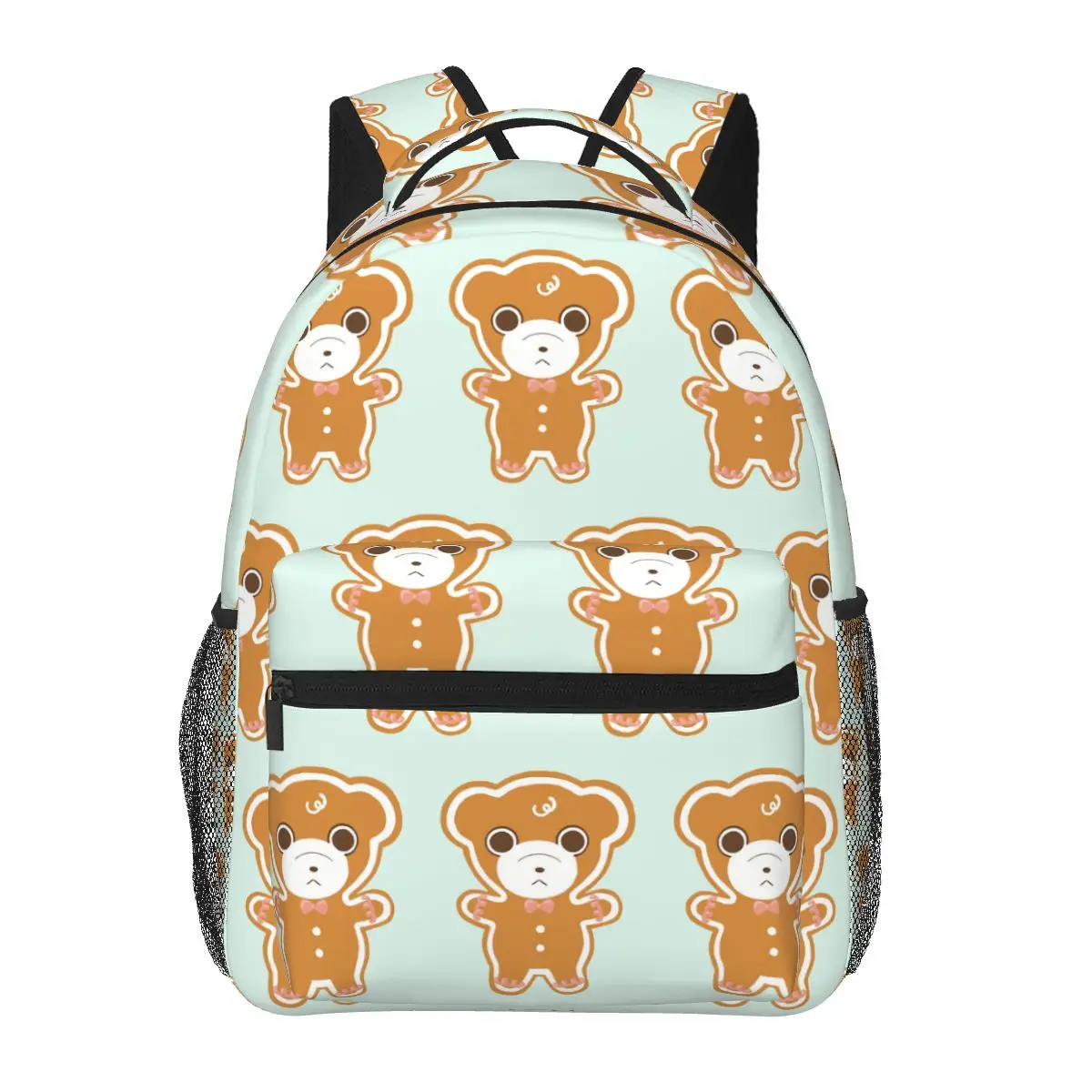 

Gingerbread Bear Student Backpack School Bag Hiking Travel Daypack for Men Women Fashion Bookbag Shoulder Bags