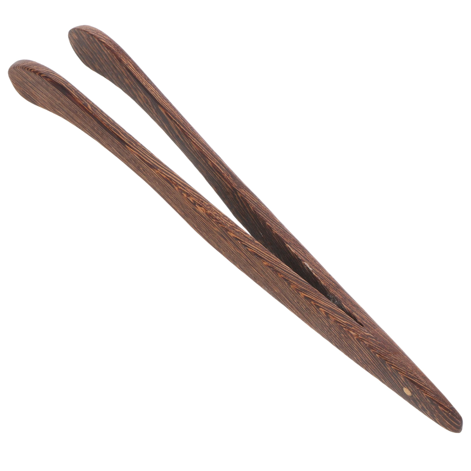 

Wooden Tea Clip Tweezers Toaster Tongs Chinese Tools Mini Ceremony Cups Slotted Head Curved Tip Workmanship Safe Bamboo Serving