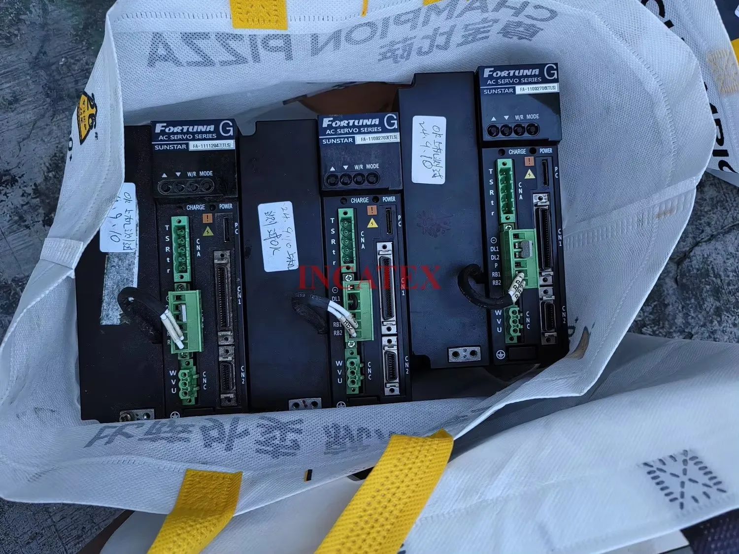 SWF Sunstar Embroidery Machine Spare Parts Genuine Good Condition FORTUNA Main Servo Motor Driver Set For SWF D G Series