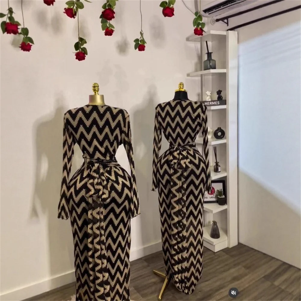 여성 봄 긴팔 스트라이프 레이스업 바디콘 롱 드레스 2025 가을 저녁 생일 섹시 파티 드레스 디자인 베스티도