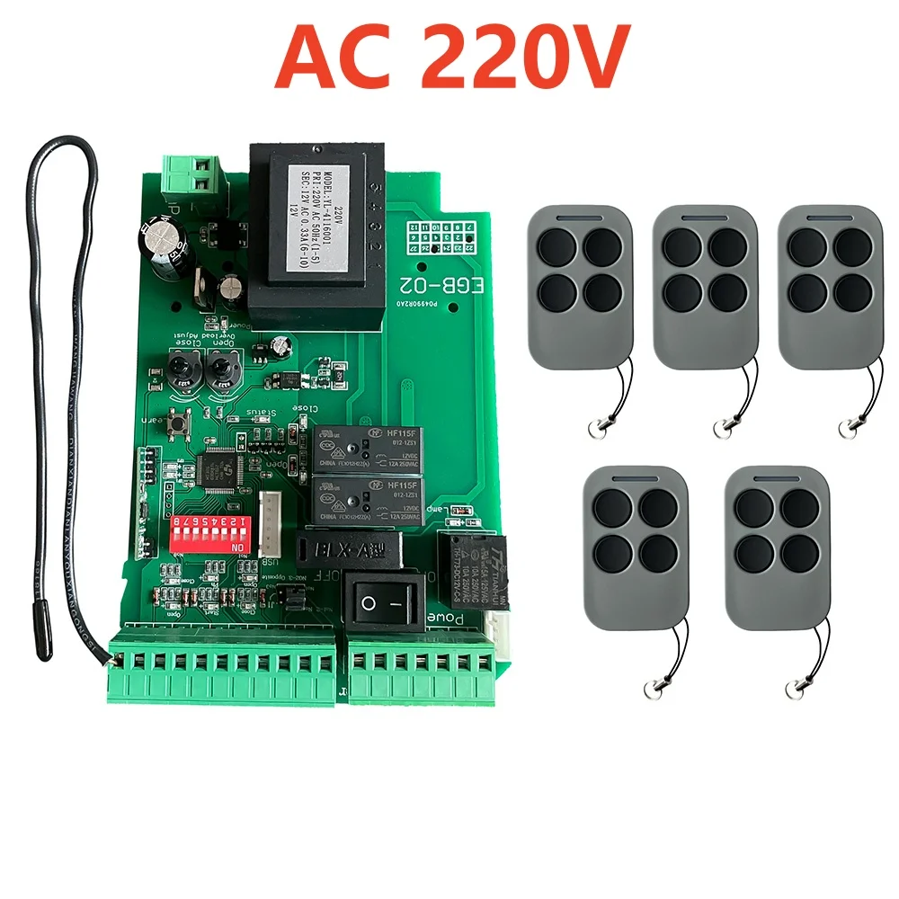 Universal AC110/220V Electric Sliding Gate Opener Control Board Automatic Sliding Gate Door Motor Engine Controller PCB Panel