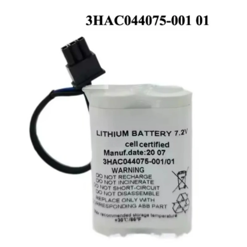 

For ABB Serial Mseasurement Board Battery Pack SMB 3HAC044075-001/01 7.2V Robot Lithium Battery