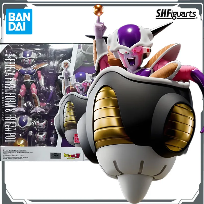 

Bandai Original S.H.Figuarts Frieza First Form Frieza Pod 110mm Anime Action Figure Assembly Model Toys Model Gifts for Boys